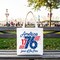 America 1776 Land of the Free Tote Bag, Vintage 4th of July Gift Shopper